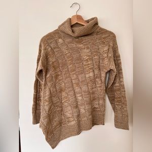 Asymmetrical Knit Sweater - Size Small